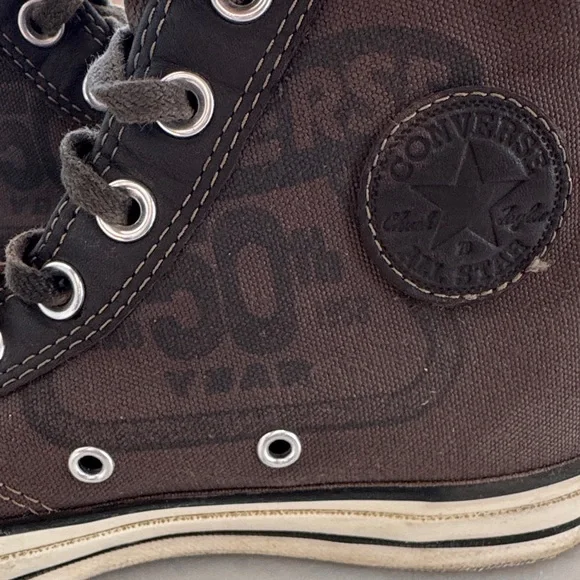 Converse Chuck 70 High-Top Sneakers - Dark Brown and Tan. Unisex M4. W6 - Picture 5 of 13